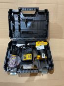 DEWALT DCD776D2T- GB 18V 2.0AH LI-ION XR CORDLESS COMBI DRILL. COMES WITH BATTERY, CHARGER & CARRY