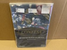 40 X BRAND NEW CONTESA BLUE CURTAIN CASES 15 X 15 (138/15)