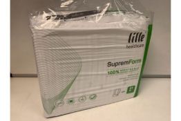 80 X BRAND NEW LILLE HEALTHCARE SUPREM FORM SUPER PLUS INCONTINENCE PADS (4 PACKS OF 20) (1036/15)