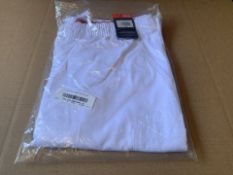 15 X BRAND NEW DICKIES MEDICAL WHITE MEDICAL UNIFORM TROUSERS SIZE L (37/15)