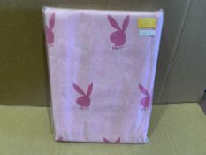 22 X BRAND NEW PINK PLAYBOY CURTAIN SETS 168 X 137CM (124/15)