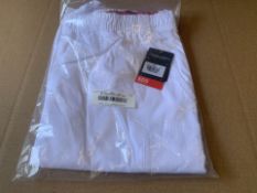 10 X BRAND NEW DICKIES MEDICAL WHITE MEDICAL UNIFORM TROUSERS SIZE M (34/15)