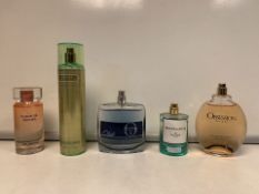 5 X PERFUMES/AFTERSHAVES 90-100% FULL INCLUDING KATE SPADE, CALVIN KLEIN, SJP ETC (806/15)