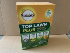 10 X BRAND NEW SOLABOIL NATURAL LAWN FEED 3.5KG (1584/15)