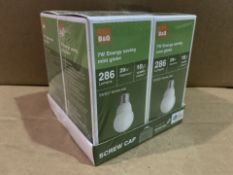 60 X BRRAND NEW B AND Q 7W ENERGY SAVING MINI GLOBE LIGHTS ES/E27 (1495/15)