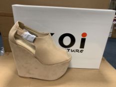 28 X BRAND NEW BOXED KOI NUDE SUEDE SHOES IN RATIO SIZED BOXES WR1 (1176/15)