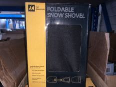 16 X BRAND NEW FOLDABLE SNOW SHOVELS (1345/15)