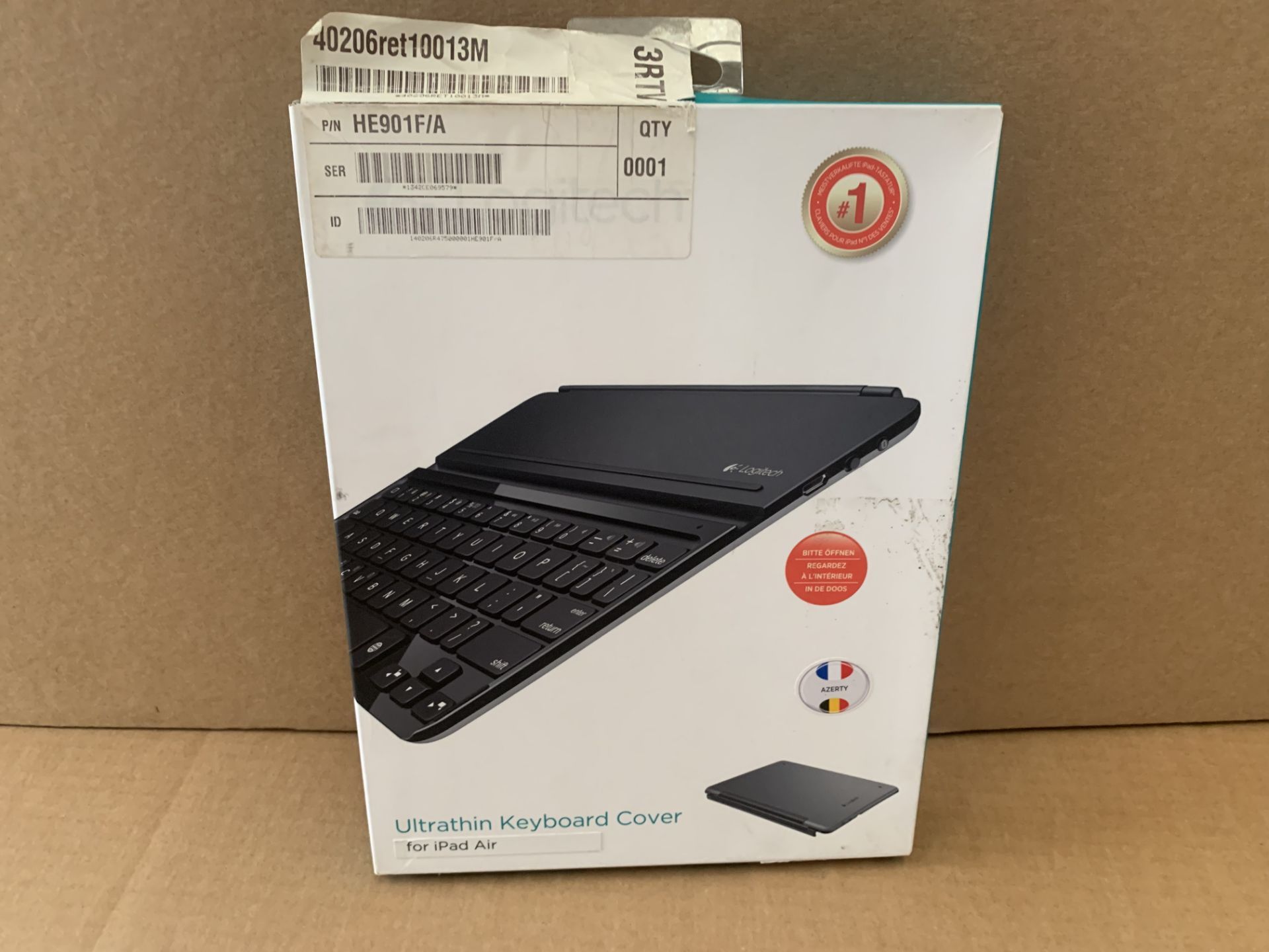 10 X BRAND NEW LOGITECH ULTHARIN KEYBOARDS FOR IPAD AIR (FRENCH) (1273/15)