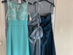 3 X VARIOUS BRAND NEW HIGH END PROM DRESSES IN VARIOUS STYLES AND SIZES (773/15)