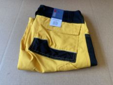 8 X BRAND NEW DICKIES PRO YELLOW/BLACK SHORTS SIZE 48/33 (39/15)