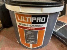 40 x NEW 5L TUBS OF ULTIPRO FROST PROOFER & ACCELERATOR - CHLORIDE-FREE (1776/15)