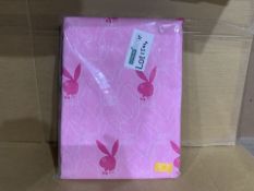 11 X BRAND NEW PINK PLAYBOY CURTAIN SETS 168 X 137CM (1504/15)