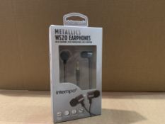 12 X BRAND NEW ITEMPO METALLICS EARPHONES (371/15)