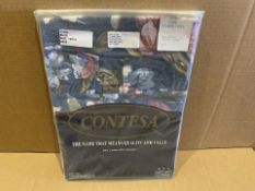 40 X BRAND NEW CONTESA BLUE CURTAIN CASES 15 X 15 (137/15)