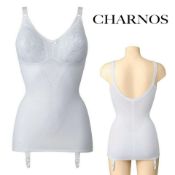 24 X BRAND NEW CHARNOS CORSELETTES WITH SUSPENDERS SIZES 34/36 (1042/15)