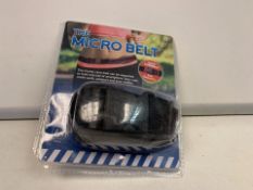 30 X NEW PACKAGED 'THE MICRO BELTS' THE HANDY CARRY-BELT CAN BE EXPANDED TO HOLD ANY SIZE