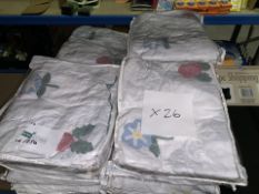 26 X BRAND NEW PATTERNED PILLOW CASES (1650/15)