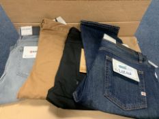 6 X VARIOUS BRAND NEW ELEMENT JEANS IN VARIOUS STYLES AND SIZES TOTAL RRP £400 (647/15)