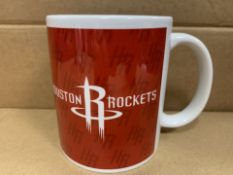 `36 X BRAND NEW OFFICIAL HOUSTON ROCKETS 110Z MUGS (1137/15)