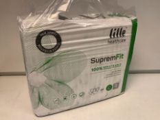 80 X BRAND NEW LILLE HELATHCARE SUPREM FIT MAXI PANTS (4 X PACKS OF 20) (360/15)