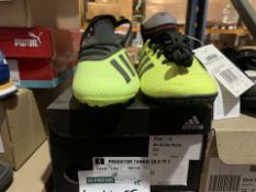 (NO VAT) 2 X BRAND NEW ADIDAS FOOTBALL BOOTS IN VARIOUS STYLES AND SIZES (1455/15)