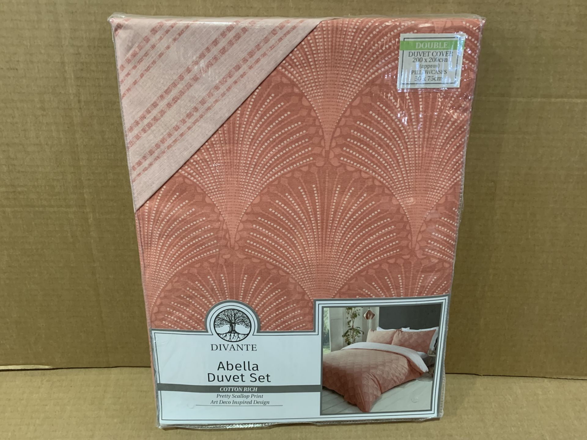 8 X BRAND NEW DIVANTE ABELLA DOUBLE DUVET SETS (271/15)