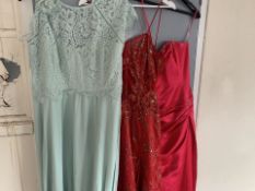 3 X VARIOUS BRAND NEW HIGH END PROM DRESSES IN VARIOUS STYLES AND SIZES (775/15)