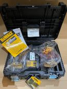 DEWALT DCK2060M2T-SFGB 18V 4.0AH LI-ION XR BRUSHLESS CORDLESS TWIN PACK. INCLUDES CARRY CASE &