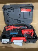 MILWAUKEE C12PC-201C 12V 2.0AH LI-ION REDLITHIUM CORDLESS PIPE CUTTER. COMES WITH CHARGER & CARRY