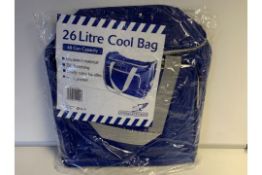 6 X NEW PACKAGED FALCON 26 LITRE COOL BAGS - 48 CAN CAPACITY