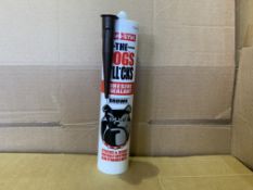 36 X BRAND NEW BOXED EVO-STIK THE DOGS B*LL*OCKS ADHESIVE AND SEALANT BROWN (PRODUCTION DATE