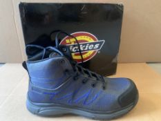 2 X BRAND NEW DICKIES GREY/BLUE LIBERTY BOOTS SIZE 8