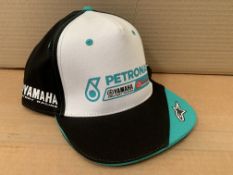 20 X BRAND NEW OFFICIAL BLACK AND GREEN YAMAHA PETRONAS CAPS