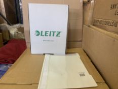 10 X BRAND NEW PACKS OF 25 LEITZ PLASTIC FOLDERS