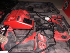 MILWAUKEE M18 CBLPP2A-502C 18V 5.0AH LI-ION REDLITHIUM BRUSHLESS CORDLESS COMBI DRILL & IMPACT