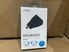 40 X BRAND NEW TESCO MICRO HDMI ADAPTERS