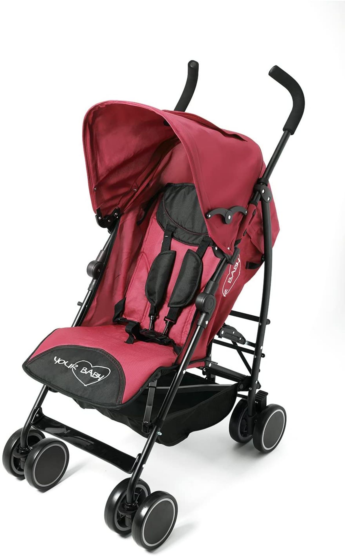 BRAND NEW YOUR BABY CALIFORNIA BABY STROLLER RED