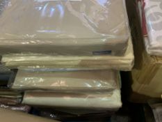 9 X VARIOUS BRAND NEW CURTAINS IN VARIOUS STYLES AND SIZES
