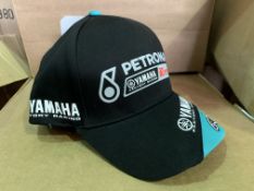 20 X BRAND NEW OFFICIAL YAMAHA PETRONAS BLACK AND GREEN CAPS