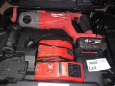 Milwaukee M18CHD 18v Brushless Fuel Cordless SDS+ Hammer Drill + 4ah Battery M18 CHD-402C FUEL.