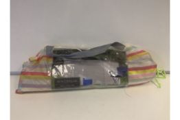 6 X NEW PACKAGED TESCO MEDIUM MULTI COLOURED WIND BREAKERS