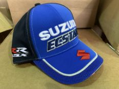 20 X BRAND NEW OFFICIAL BLUE SUZUKI ECSTAR CAPS