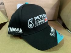 20 X BRAND NEW OFFICIAL YAMAHA PETRONAS BLACK AND GREEN CAPS