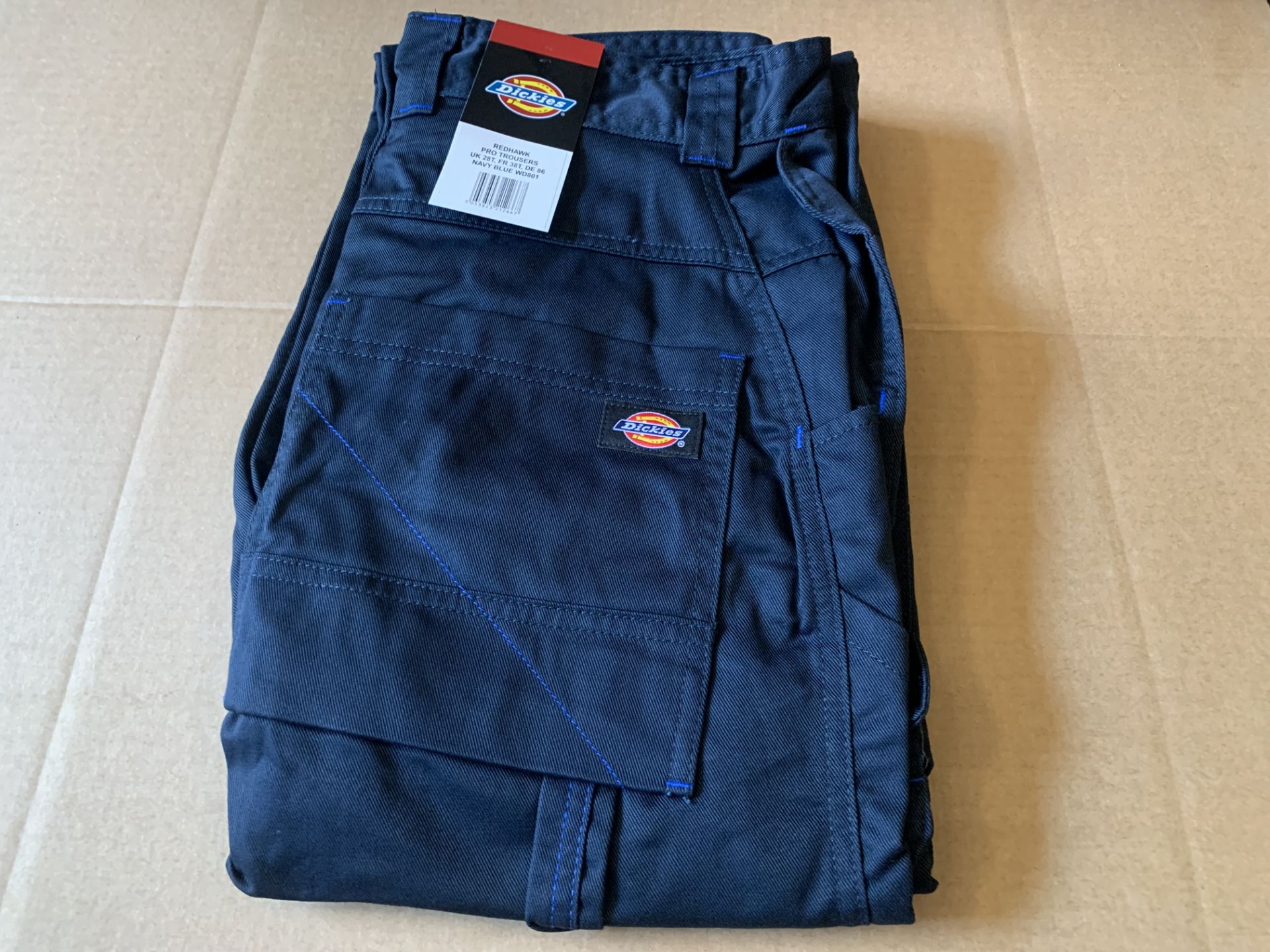11 X BRAND NEW DICKIES REDHAWK PRO TROUSERS SIZE 28T NAVY