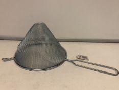 96 X BRAND NEW 18CM CONICAL STRAINERS