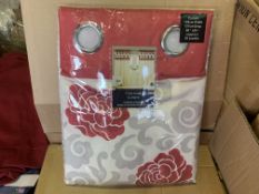 7 X BRAND NEW FULLY LINED CURTAIN SETS 168 X 137CM