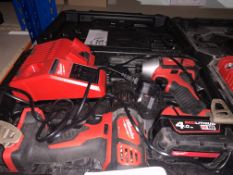 MILWAUKEE M18 CBLPP2A-502C 18V 5.0AH LI-ION REDLITHIUM BRUSHLESS CORDLESS COMBI DRILL & IMPACT