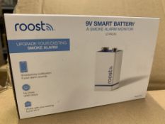 20 X BRAND NEW 2 PACK ROOST 9V SMART BATTERY A SMOKE ALARM MONITOR