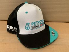 20 X BRAND NEW OFFICIAL BLACK AND GREEN YAMAHA PETRONAS CAPS