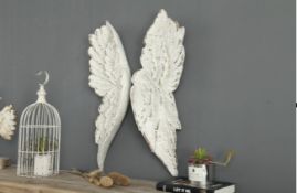 BRAND NEW ANGEL WING WALL ART RRP £185 48 X 30 X 47 (A105)